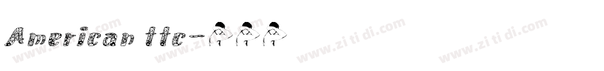 American ttc字体转换